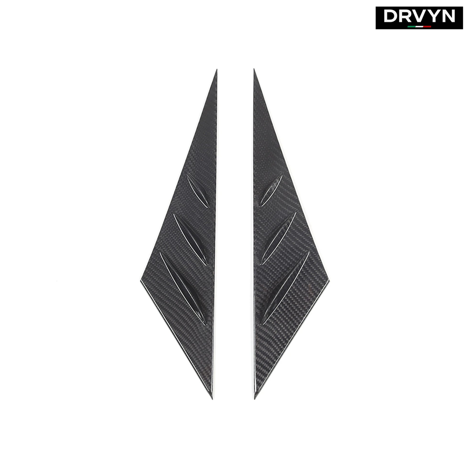 DRVYN Real Carbon Fiber Window Triangle A-Pillar Cover Trim For Corvette C6 2005-13 - photo 2 - Drvyn