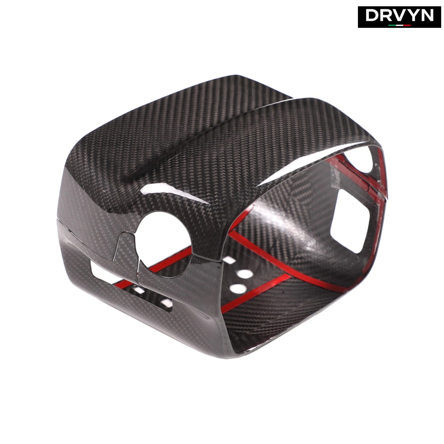 DRVYN Real Dry Carbon Fiber Steering Wheel Base Lower Trim For Corvette C6 2005-2013 for Nissan Infiniti - Drvyn