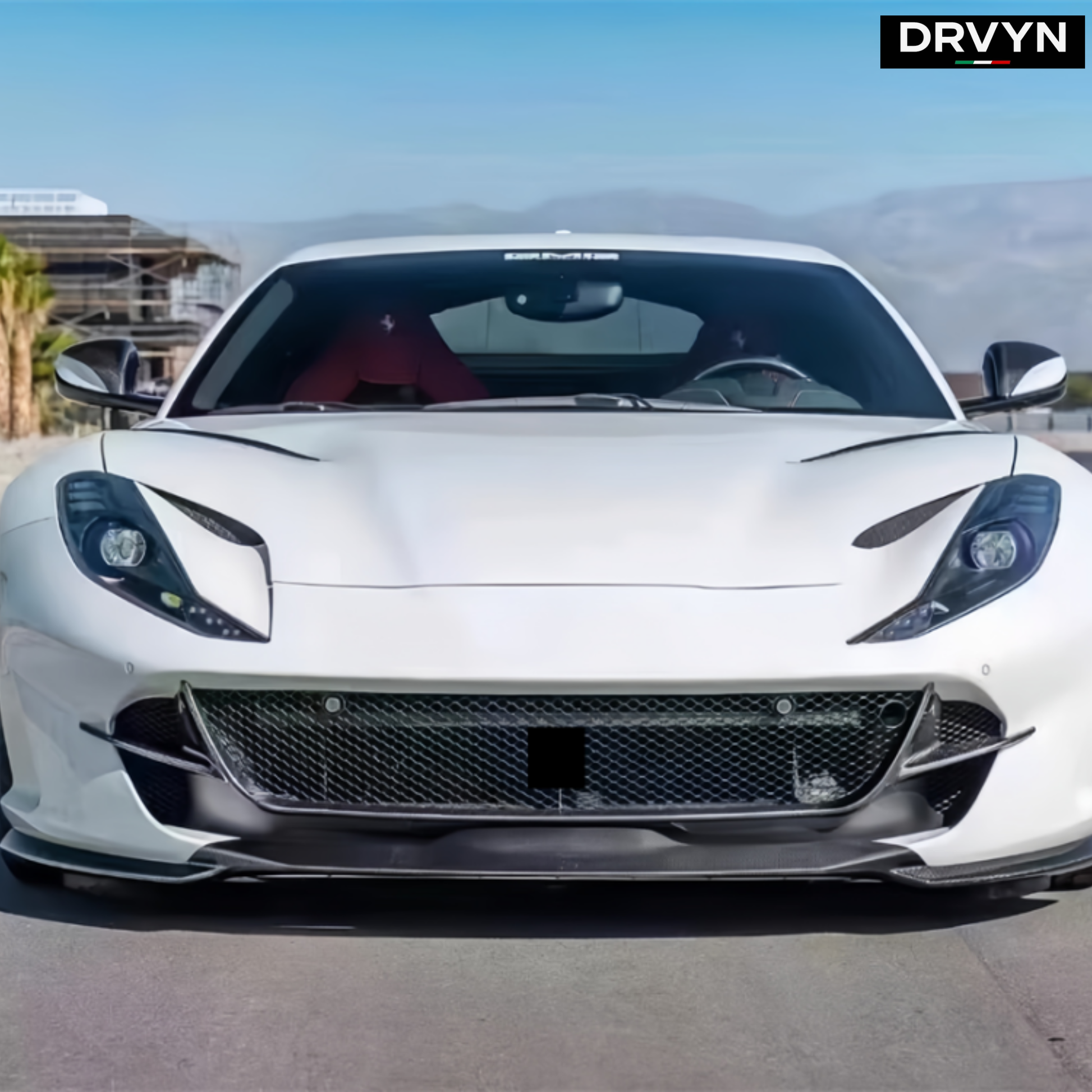 DRVYN N-Style Carbon Fiber Front Lip and Front Bumper Edge Body Kit - photo 3 - Drvyn