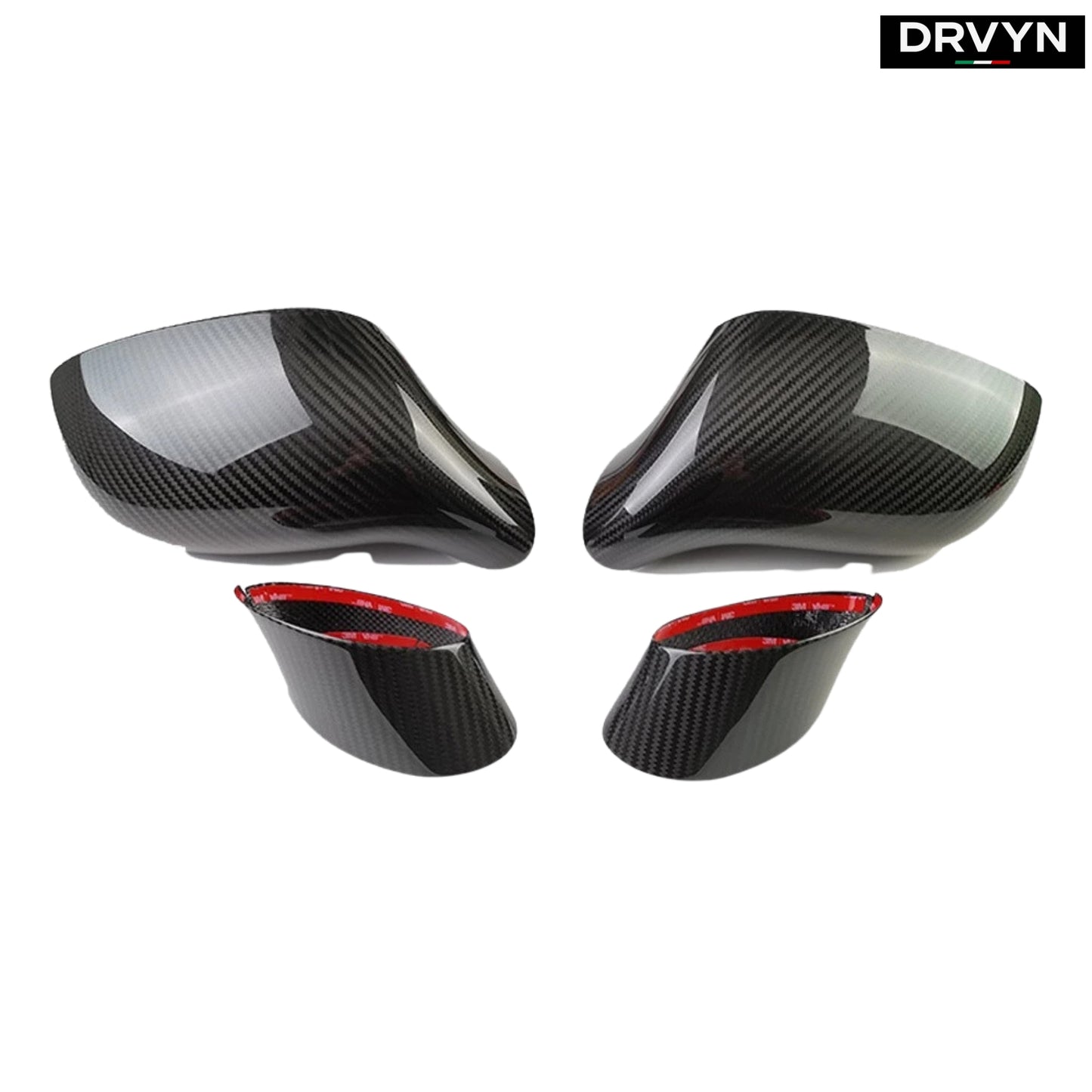 DRVYN Real Carbon For Chevy Corvette C6 ZR1 Z06 2005-13 Side Rearview Mirror Cover for Nissan Infiniti - Drvyn
