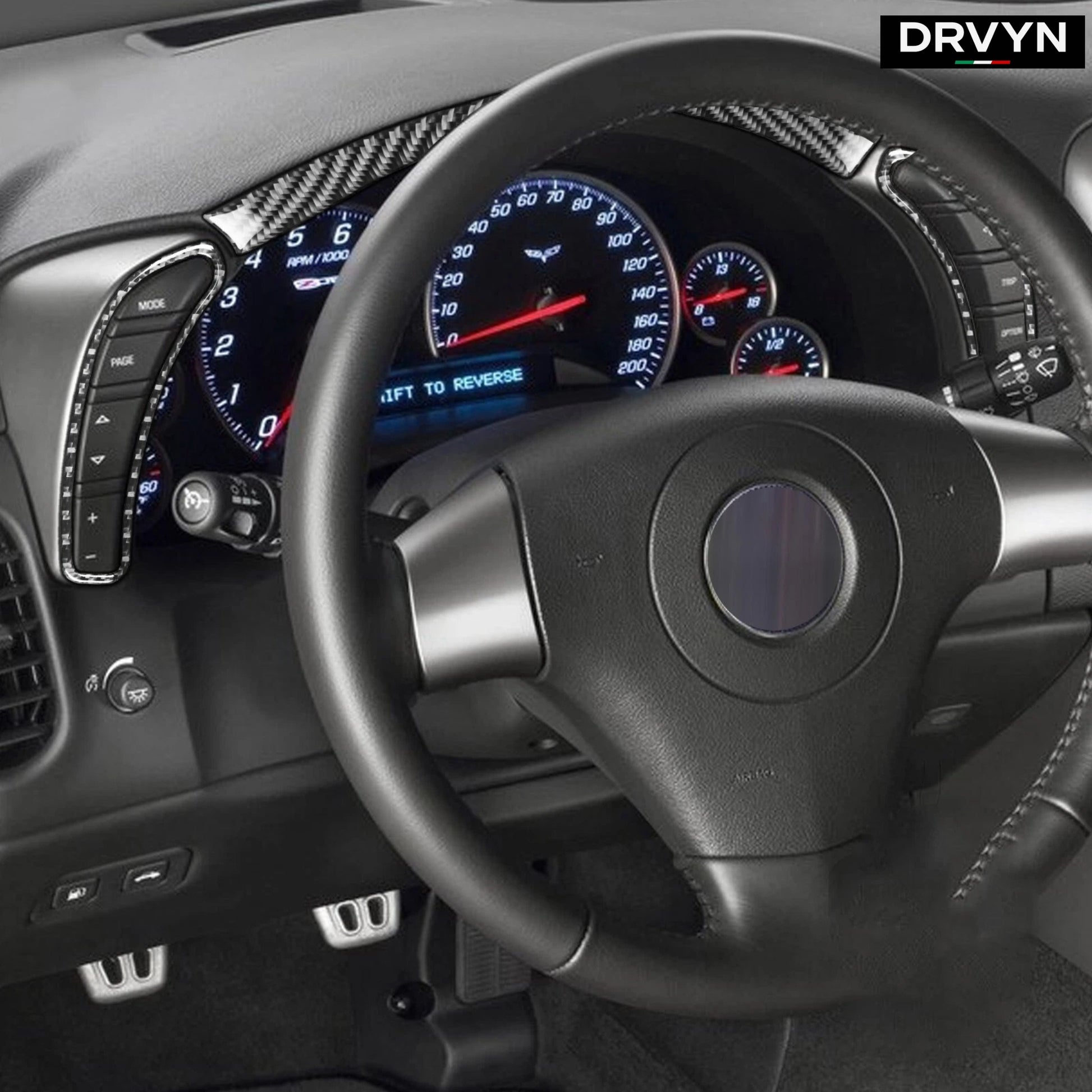 DRVYN 30Pcs Real Carbon Fiber Kits Full Interior Dash Trim For Corvette C6 Z06 2005-13 - photo 7 - Drvyn