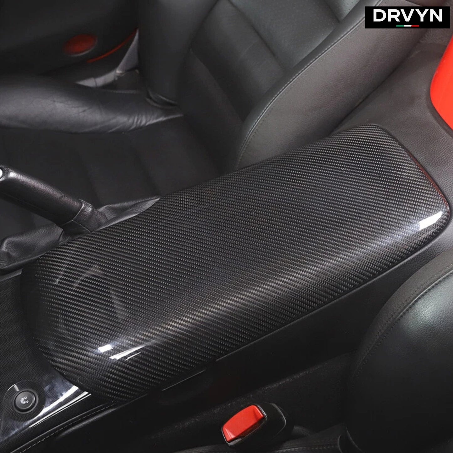 DRVYN Real Carbon Fiber Armrest Box Protective Cover For Corvette C6 2005-2013  carcartrim-2022 (1295) - photo 3 - Drvyn