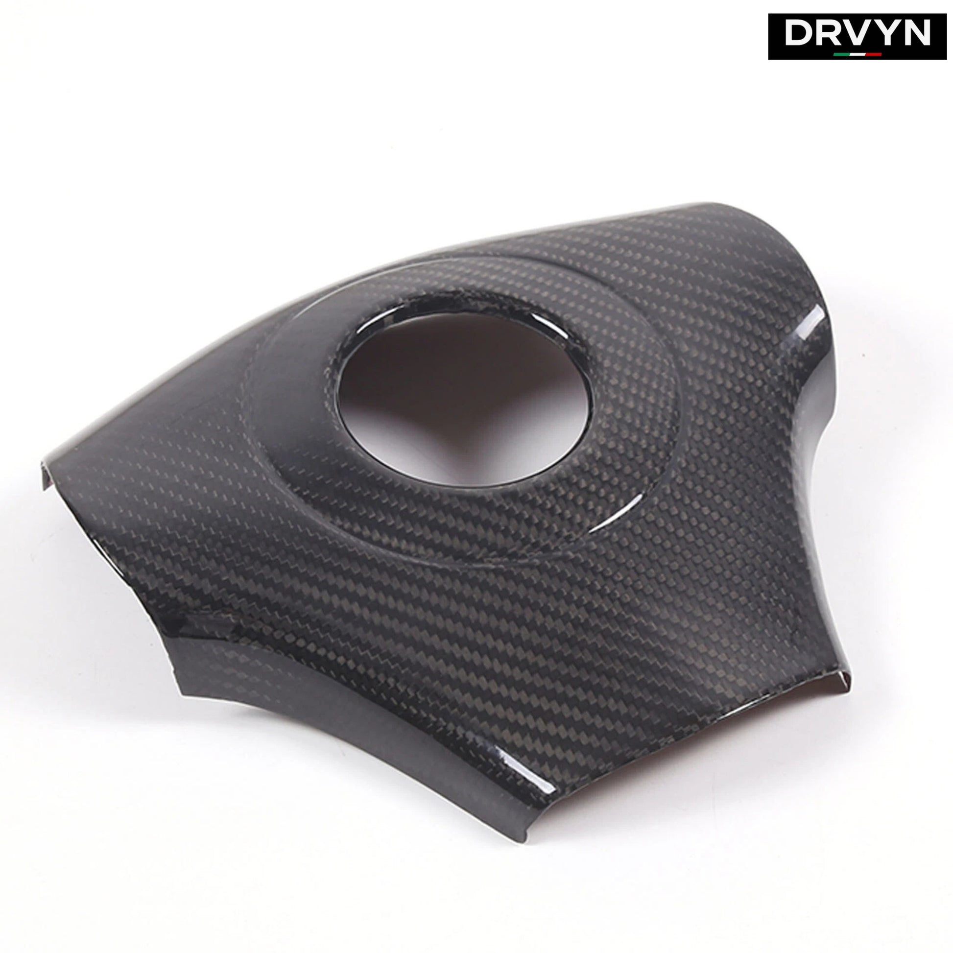 DRVYN Real Dry Carbon fiber Center Steering wheel trim cover For Corvette C6 05-13 US for Nissan Infiniti - Drvyn