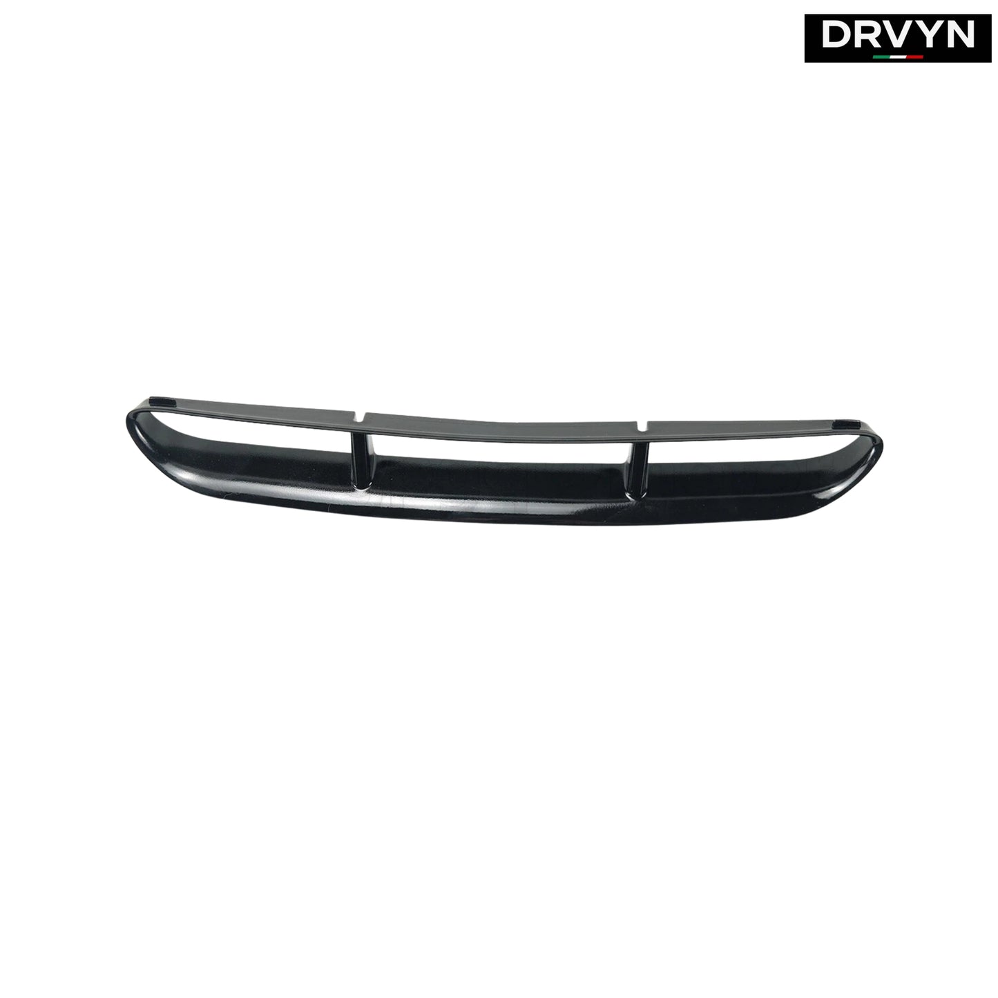 DRVYN Glossy Black Front Bumper Upper Trim & Real Carbon Fiber Hood Intake Vent Frame Trim for Nissan Infiniti - Drvyn