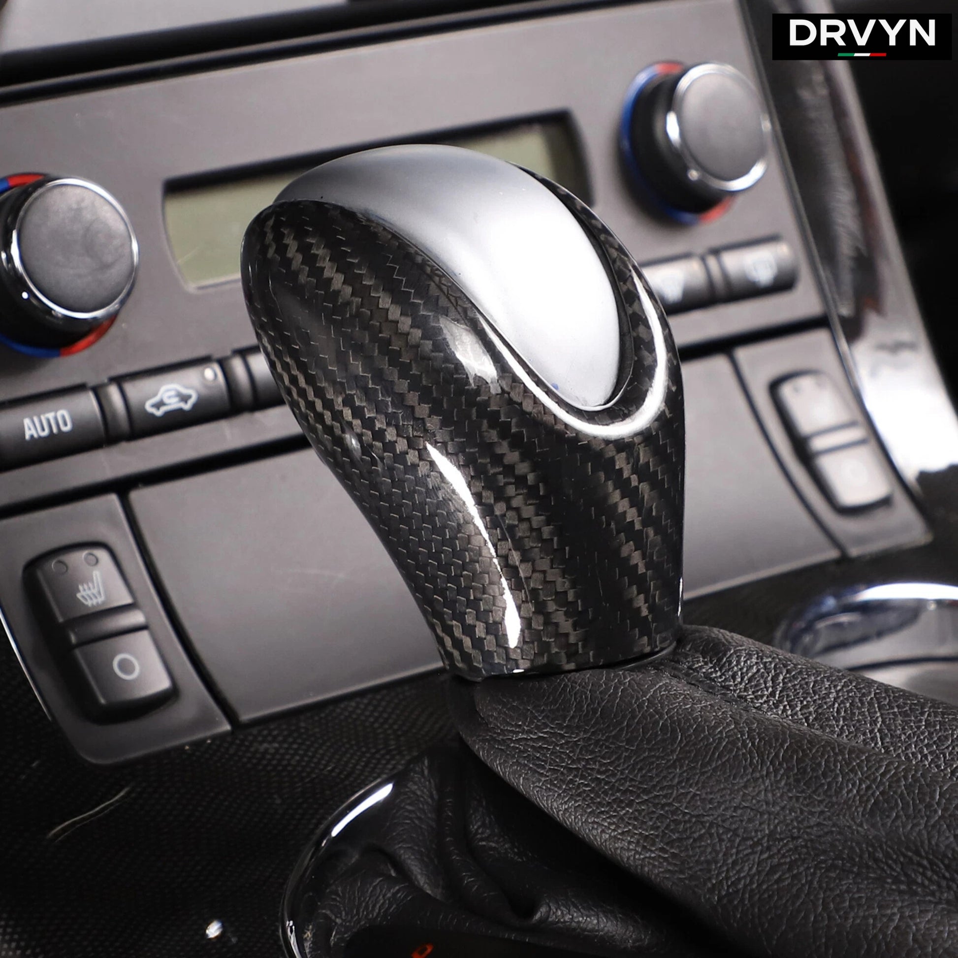 DRVYN Real Carbon Fiber Central Gear Shift Head Cover Trim For Corvette C6 2005-2013 - photo 4 - Drvyn