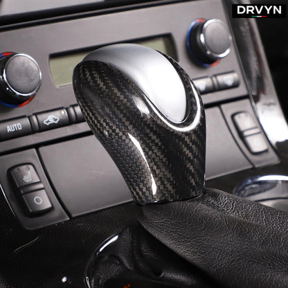 DRVYN Real Carbon Fiber Central Gear Shift Head Cover Trim For Corvette C6 2005-2013 - photo 4 - Drvyn