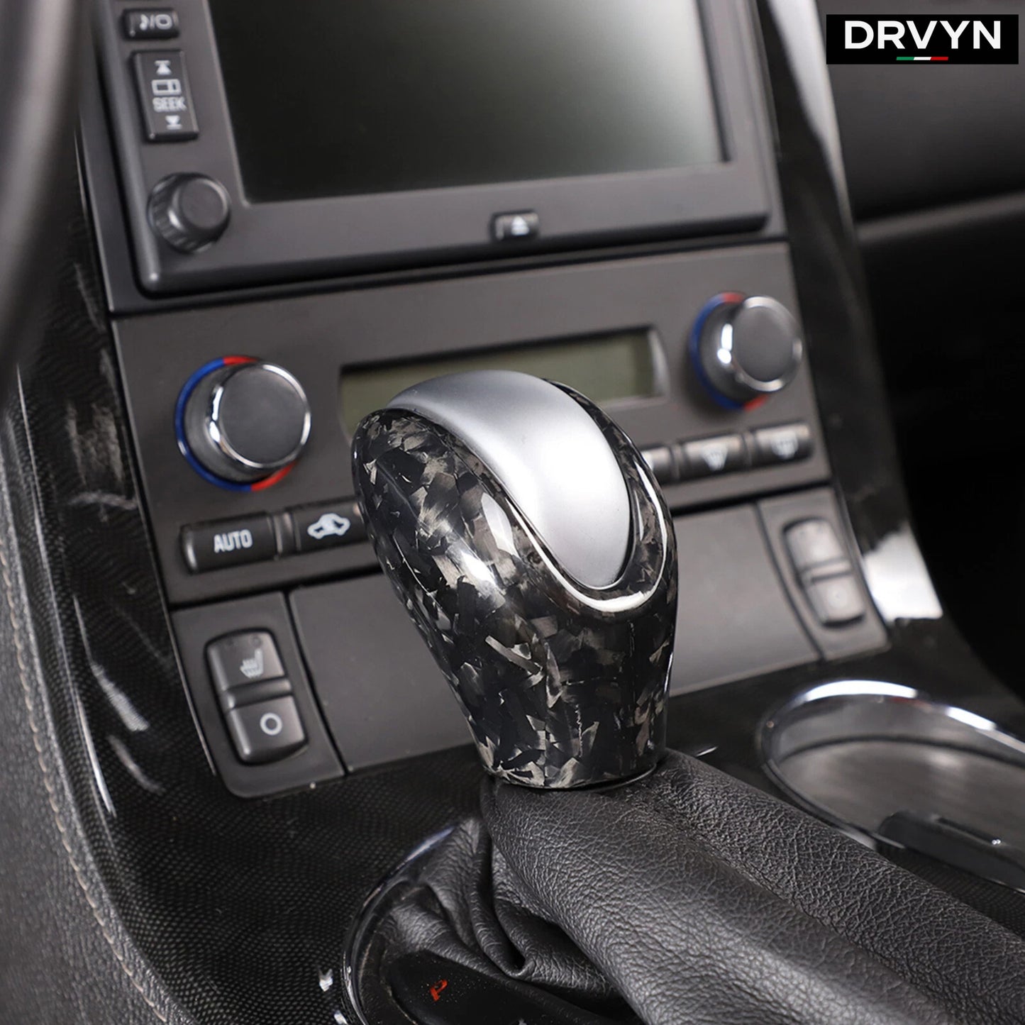 DRVYN Real Carbon Fiber Central Gear Shift Head Cover Trim For Corvette C6 2005-2013 - photo 6 - Drvyn