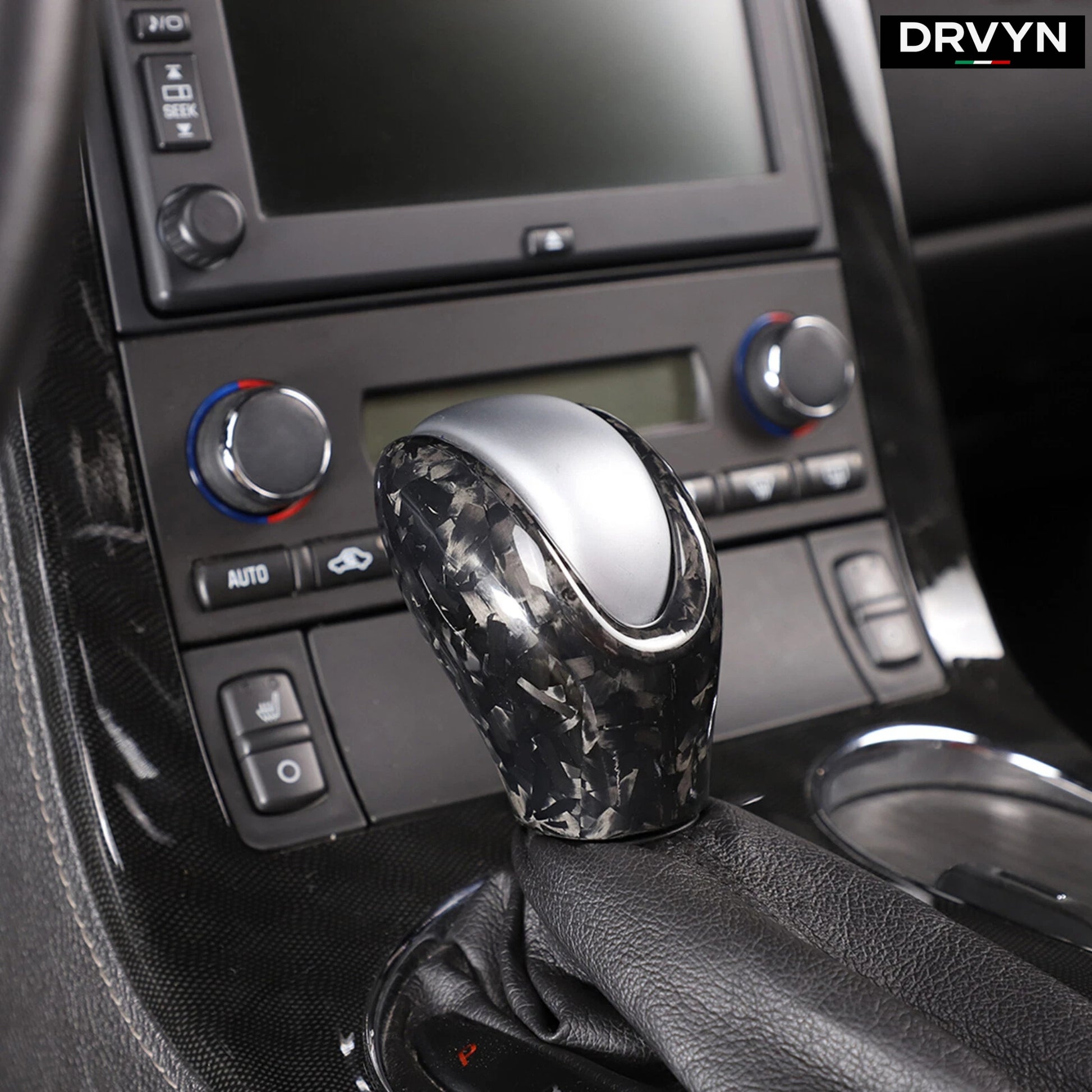 DRVYN Real Carbon Fiber Central Gear Shift Head Cover Trim For Corvette C6 2005-2013 - photo 6 - Drvyn
