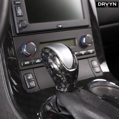 DRVYN Real Carbon Fiber Central Gear Shift Head Cover Trim For Corvette C6 2005-2013 - photo 6 - Drvyn