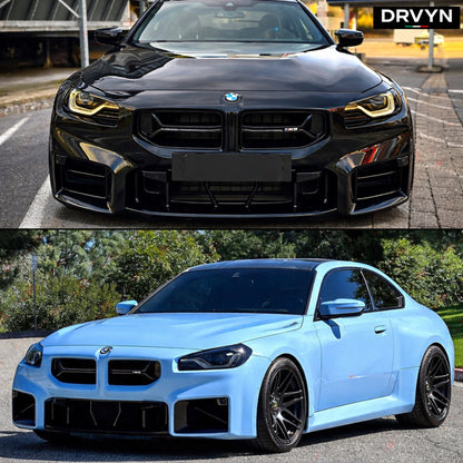 DRVYN 23-26 BMW G87 M2 CSL STYLE REAL CARBON FIBER FRONT NOSE KIDNEY GRILL GRILLE - photo 3 - Drvyn