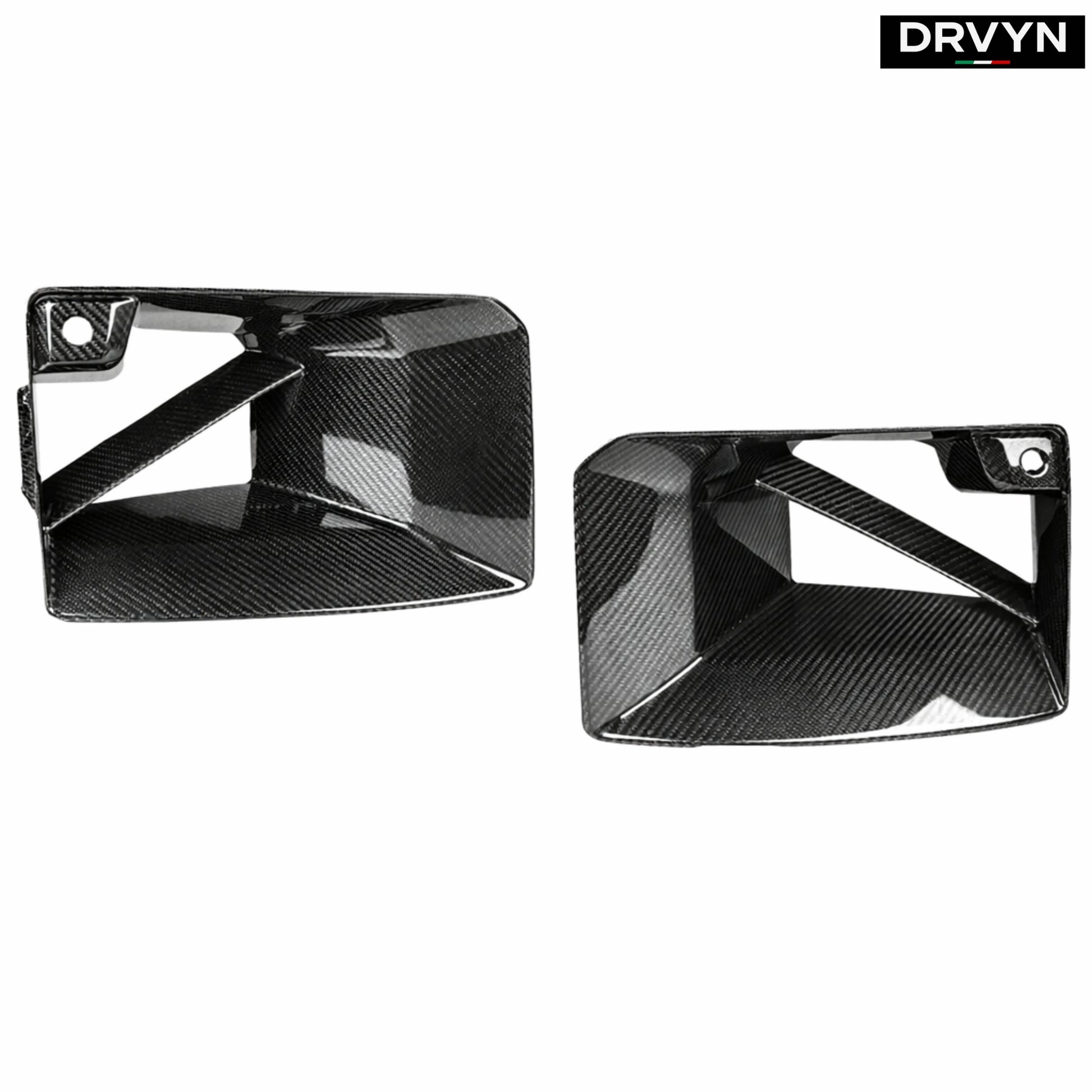 DRVYN 23-26 BMW G87 M2 MP STYLE DRY CARBON FIBER FRONT BUMPER AIR DUCT INLET VENT for Nissan Infiniti - Drvyn