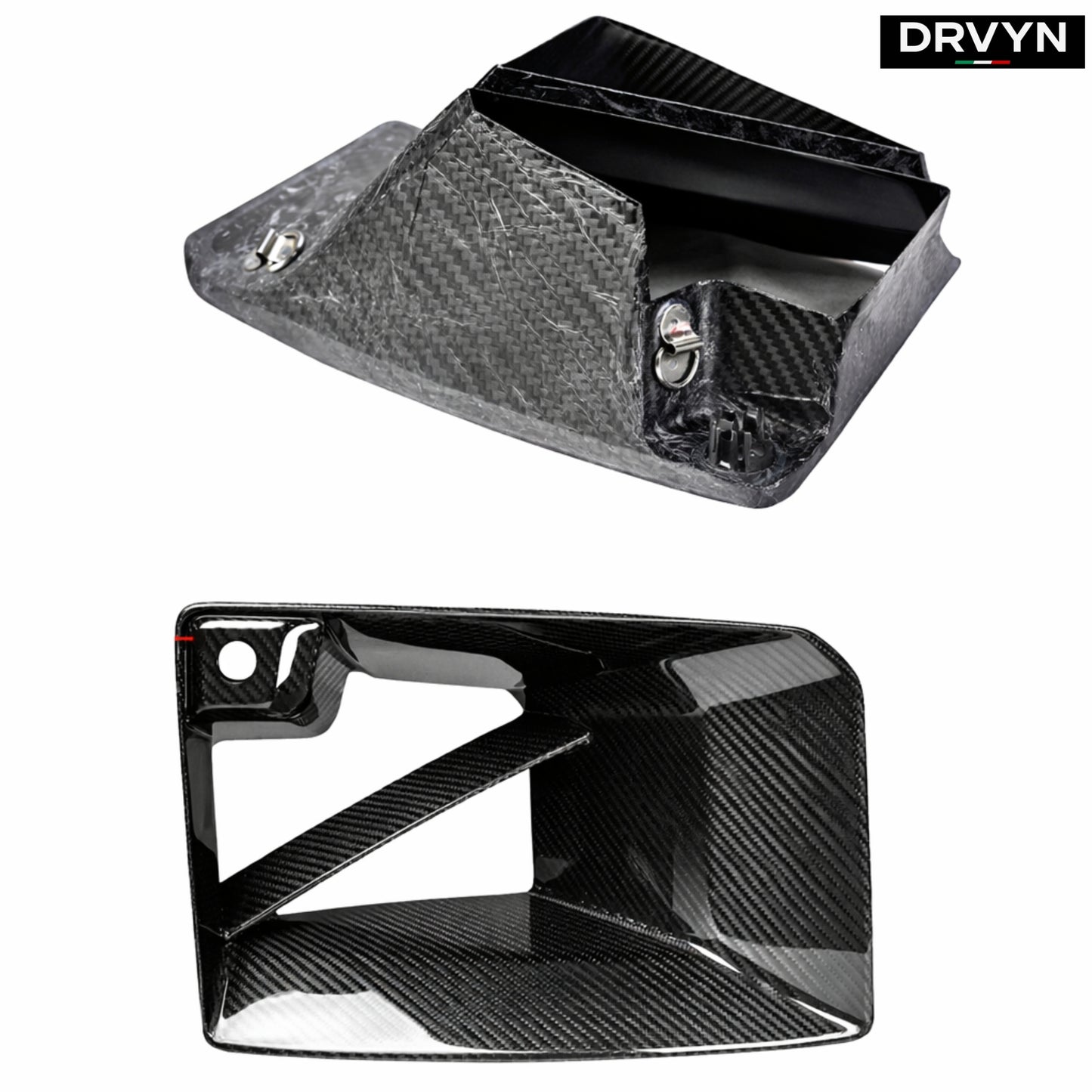 DRVYN 23-26 BMW G87 M2 MP STYLE DRY CARBON FIBER FRONT BUMPER AIR DUCT INLET VENT - photo 2 - Drvyn
