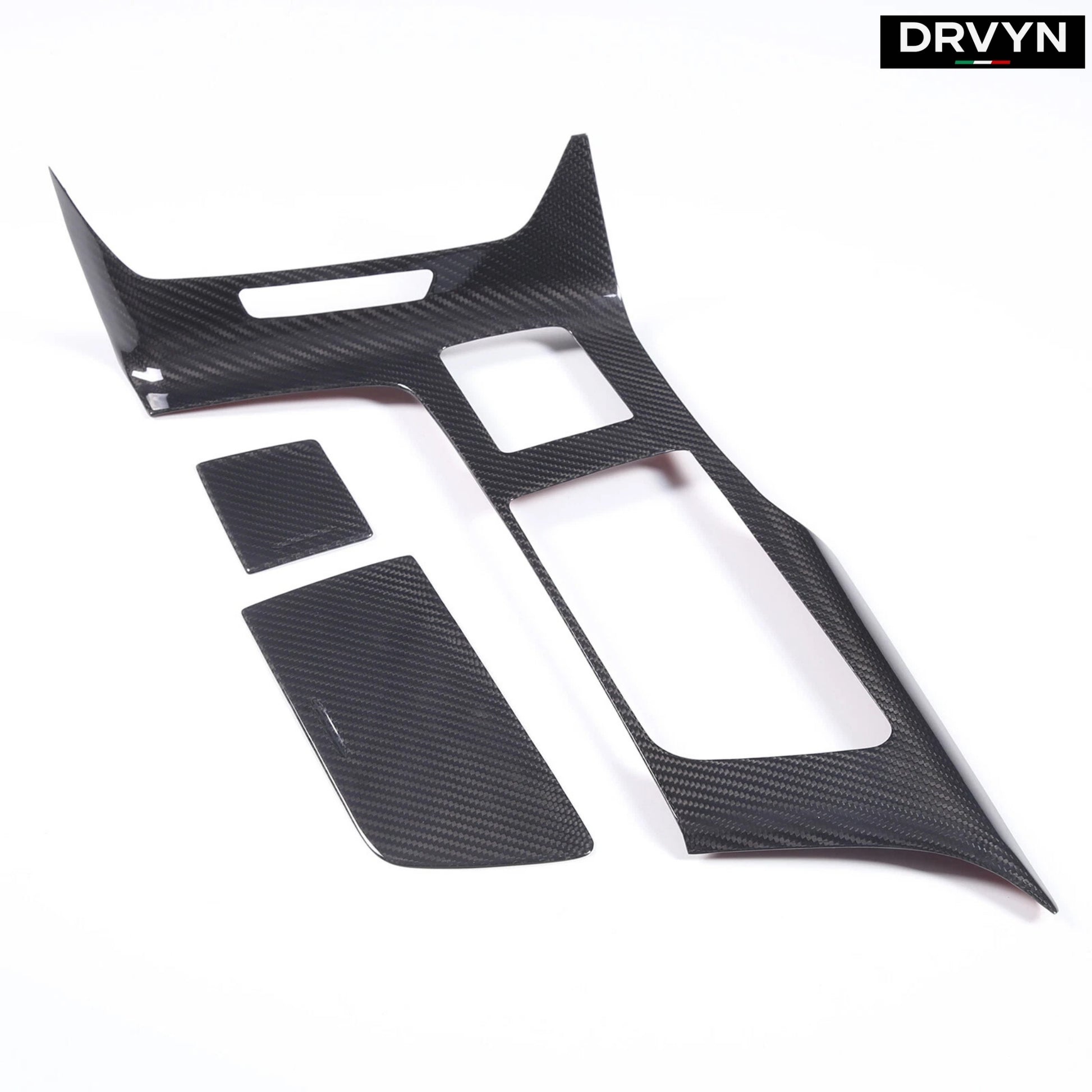 DRVYN Real Carbon Fiber Center Console Panel Trim Cover Frame For Corvette C7 14-19 US - photo 2 - Drvyn