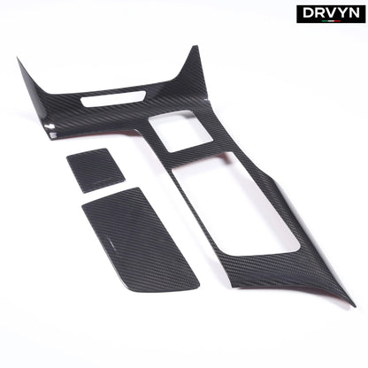 DRVYN Real Carbon Fiber Center Console Panel Trim Cover Frame For Corvette C7 14-19 US - photo 2 - Drvyn