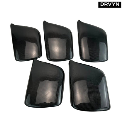 DRVYN C7 Corvette Carbon fiber armrest cover. 100% Real Carbon Fiber - photo 2 - Drvyn