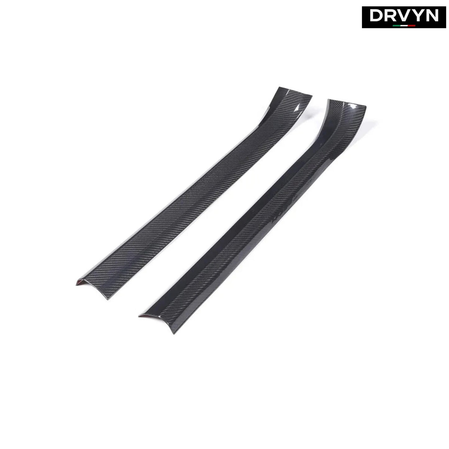 DRVYN Real Carbon Fiber Car Inner Door Sills Cover Trim For Corvette C7 2014-2019 for Nissan Infiniti - Drvyn