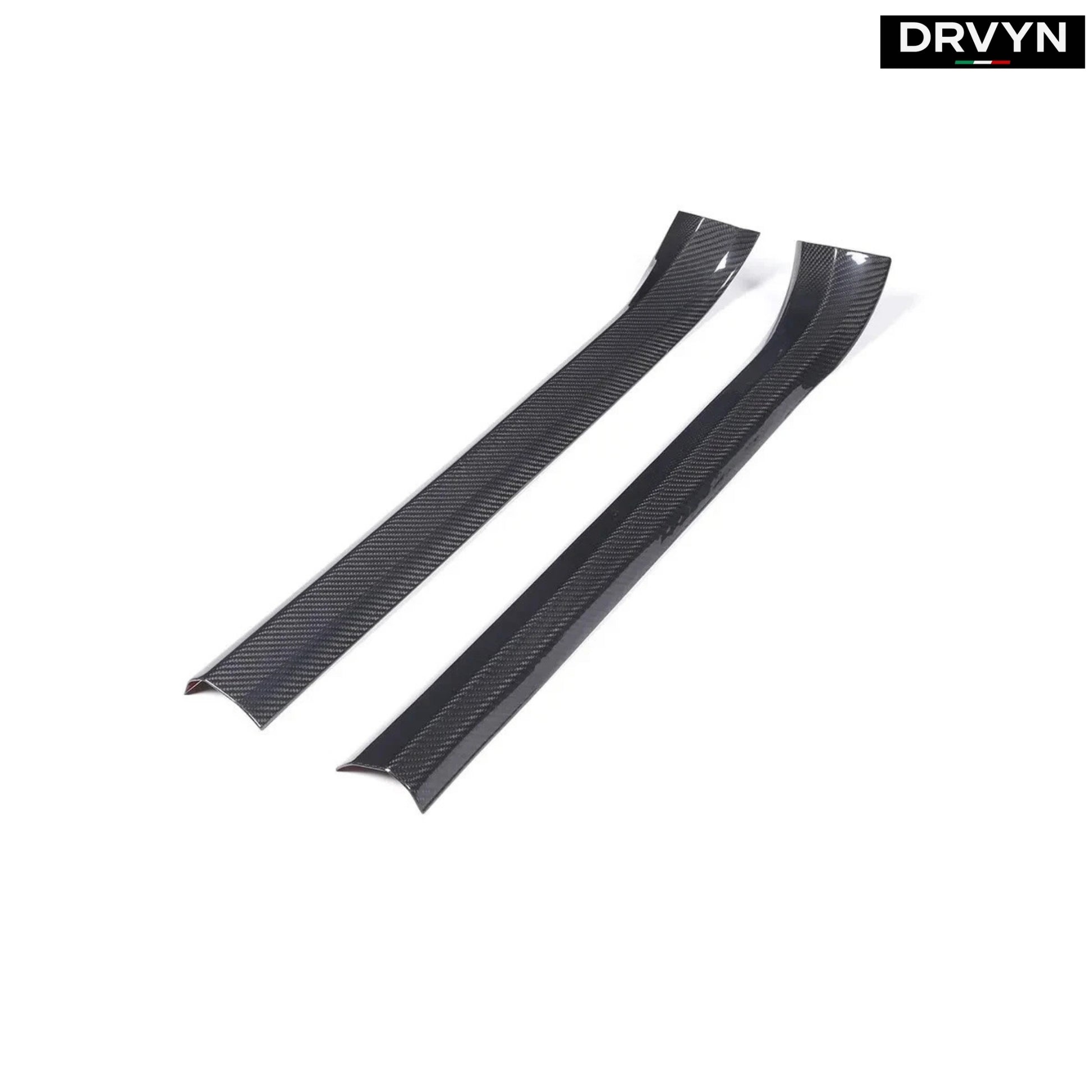 DRVYN Real Carbon Fiber Car Inner Door Sills Cover Trim For Corvette C7 2014-2019 for Nissan Infiniti - Drvyn