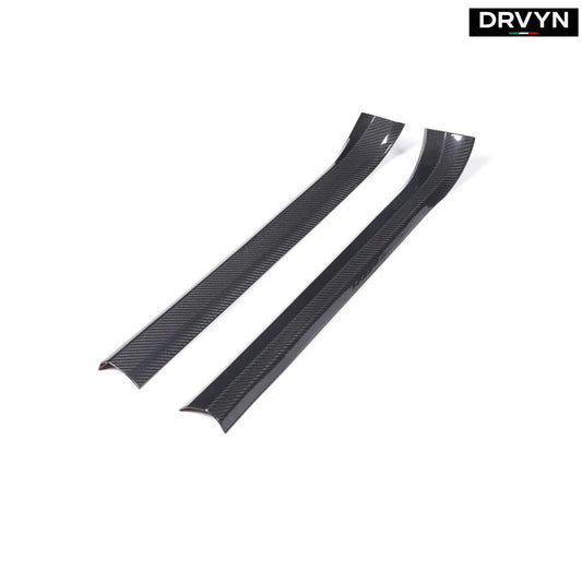 DRVYN Real Carbon Fiber Car Inner Door Sills Cover Trim For Corvette C7 2014-2019 for Nissan Infiniti - Drvyn