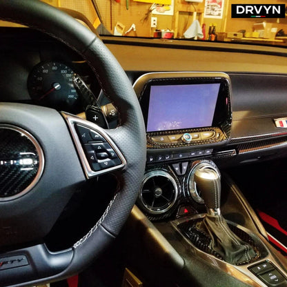 DRVYN Carbon Fiber Steering Wheel Paddle Shifter Extension For Chevy 14-19 C7 Corvette - photo 3 - Drvyn