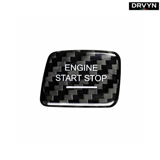 DRVYN Real Carbon Fiber Engine Start Button Cover For Chevrolet Corvette C7 2014-2019 for Nissan Infiniti - Drvyn