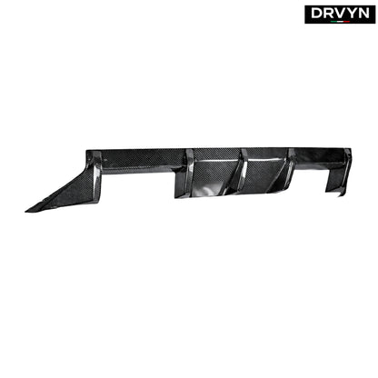 DRVYN 2023-2026 BMW G87 M2 MT Style 3 Fins Real Carbon Fiber Rear Bumper Diffuser for Nissan Infiniti - Drvyn