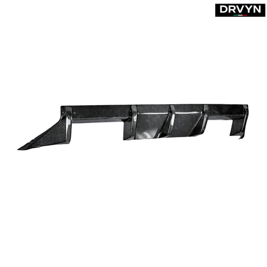 DRVYN 2023-2026 BMW G87 M2 MT Style 3 Fins Real Carbon Fiber Rear Bumper Diffuser for Nissan Infiniti - Drvyn