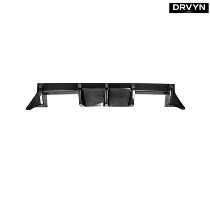 DRVYN 2023-2026 BMW G87 M2 MT Style 3 Fins Real Carbon Fiber Rear Bumper Diffuser - photo 2 - Drvyn