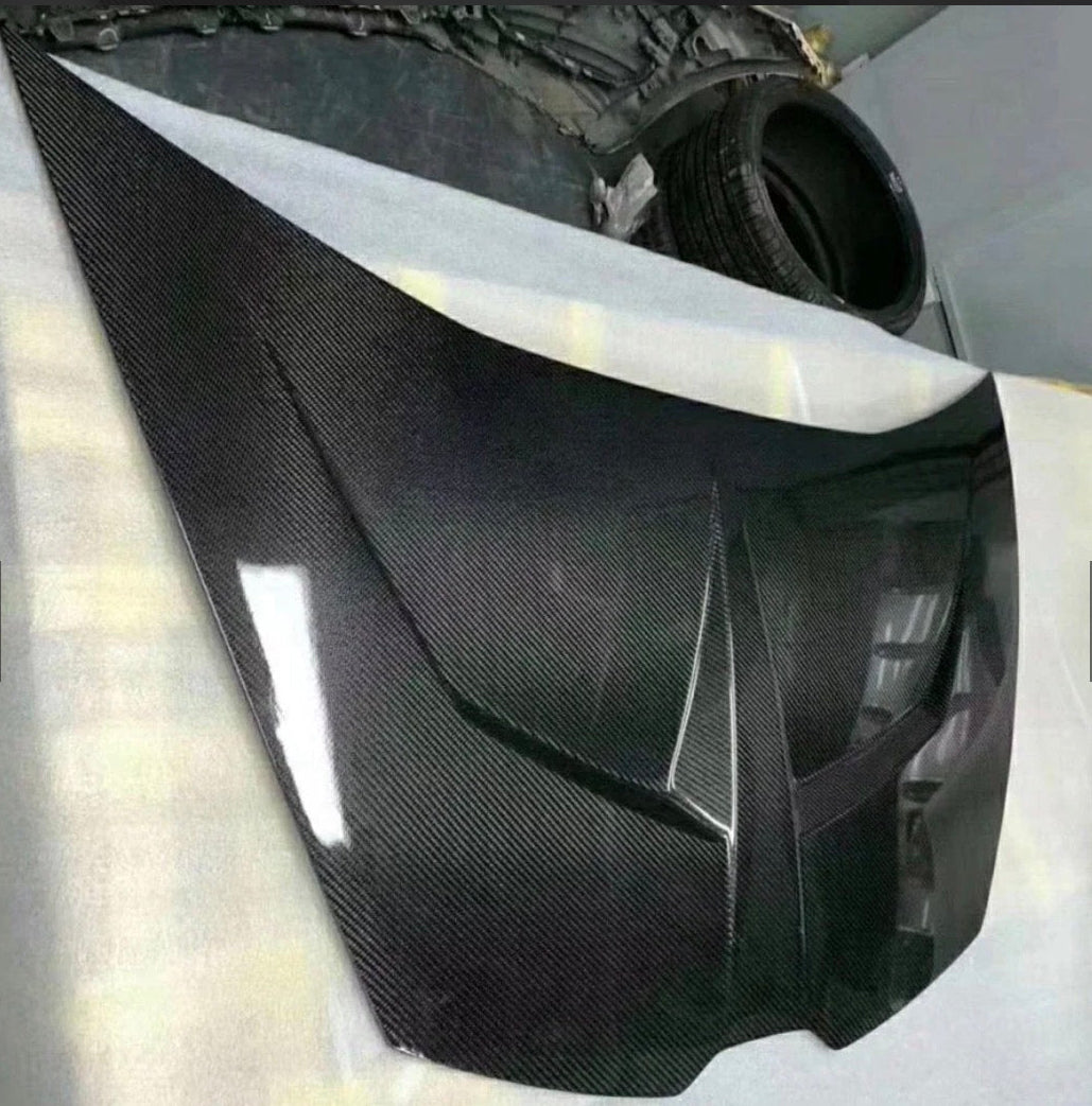2016–2019 Lamborghini Huracán LP580 / LP610 – Full Carbon Fiber V-Style Vented Cooling Hood - photo 2 - Drvyn