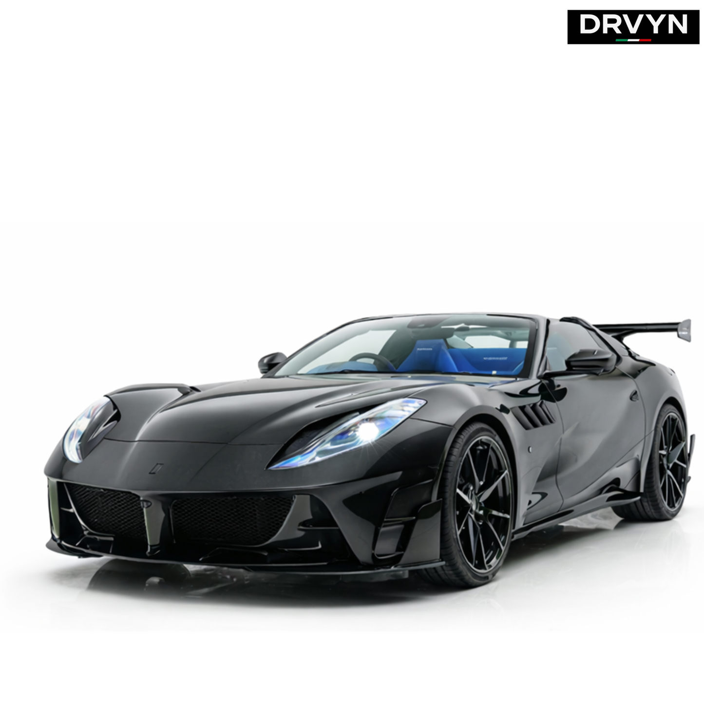DRVYN Mansory Style WET Carbon Fiber Front Bumper Body Kit - photo 2 - Drvyn