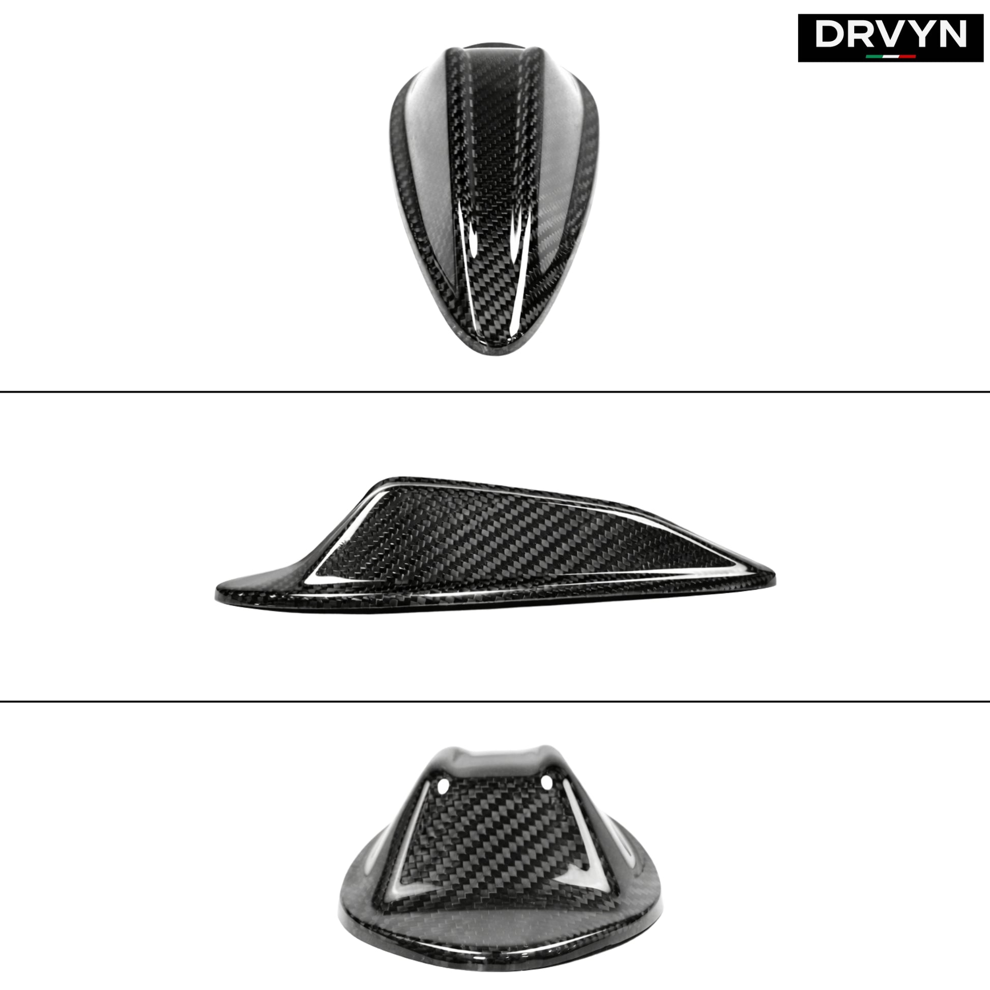 DRVYN 2023-26 BMW G20 G80 G42 G87 G82 M3 M4 M2 REAL CARBON FIBER ANTENNA COVER CAP - photo 2 - Drvyn