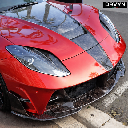 DRVYN MSY Style Carbon Fiber Front Bumper Lip Guard - photo 3 - Drvyn