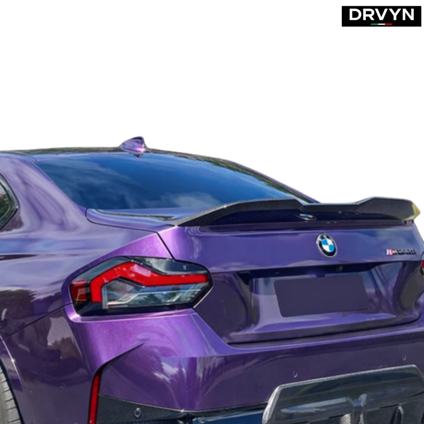 DRVYN 2022-2026 BMW G42 2 SERIES M240i G87 M2 MP STYLE CARBON FIBER TRUNK SPOILER - photo 3 - Drvyn