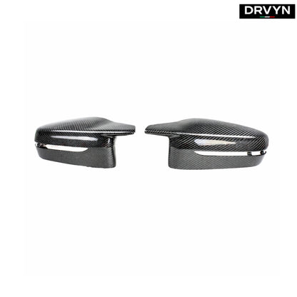 DRVYN 21-26 BMW G80 G82 G83 G87 M2 M3 M4 CARBON FIBER REPLACEMENT SIDE MIRROR CAPS for Nissan Infiniti - Drvyn