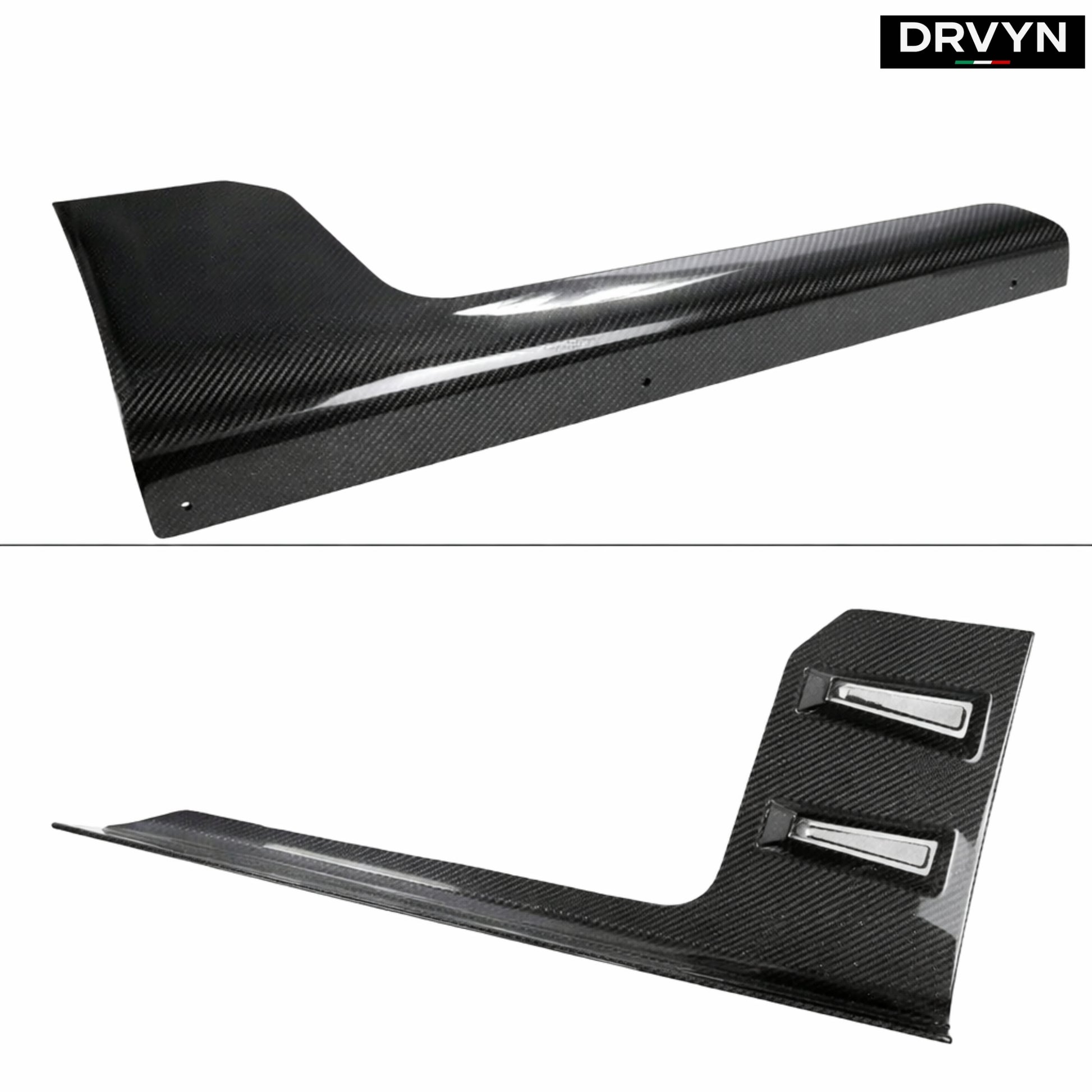 DRVYN 2023-2026 BMW G87 M2 MP Carbon Fiber Side Skirt Extension Winglet Attachment - photo 2 - Drvyn