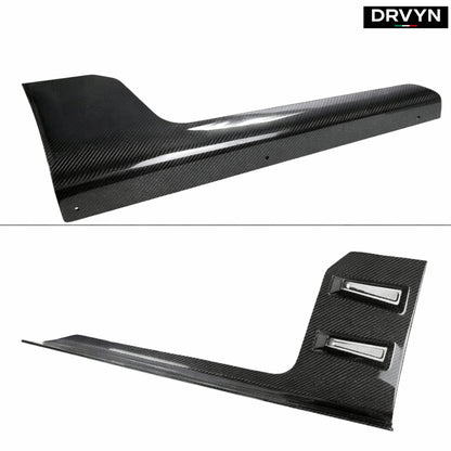 DRVYN 2023-2026 BMW G87 M2 MP Carbon Fiber Side Skirt Extension Winglet Attachment - photo 2 - Drvyn