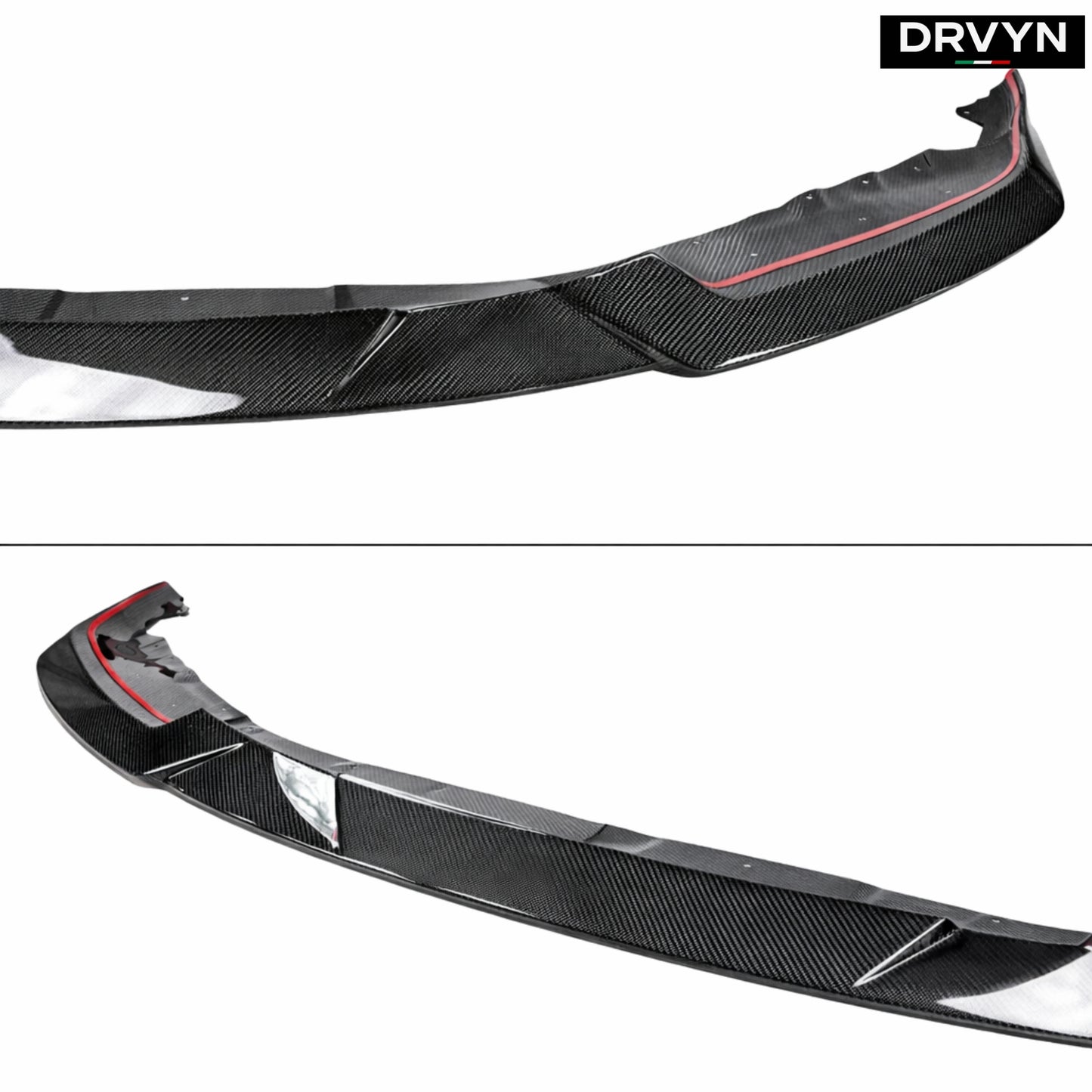 DRVYN 23-26 BMW G87 M2 Coupe Real Carbon Fiber MH Style Front Bumper Splitter Lip - photo 2 - Drvyn