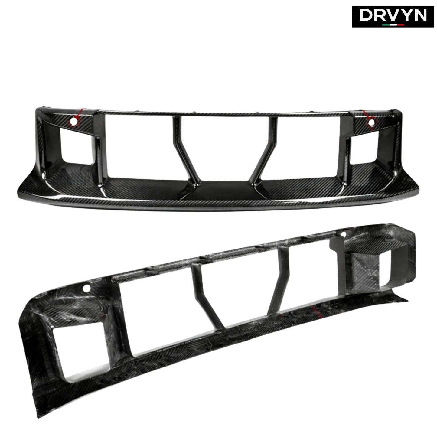 DRVYN 2023-2026 BMW G87 M2 Full Carbon Fiber Front Bumper Lower Grill Replacement - photo 2 - Drvyn