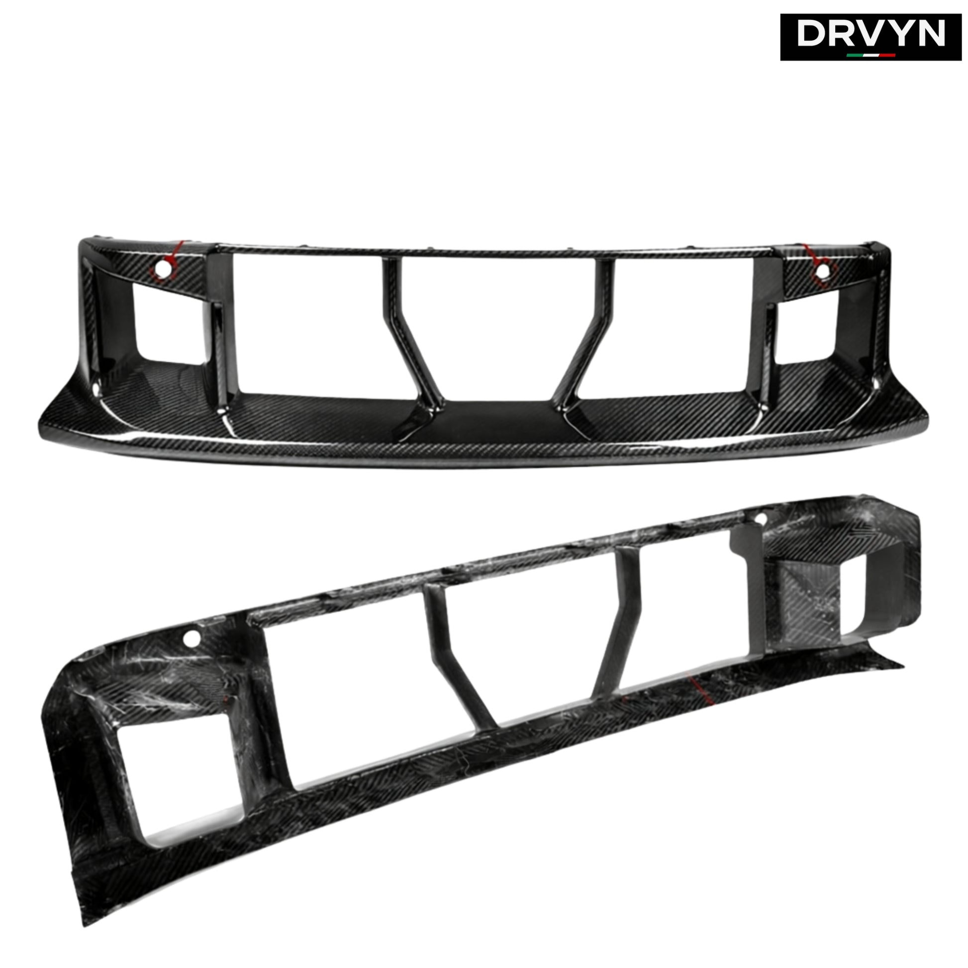 DRVYN 2023-2026 BMW G87 M2 Full Carbon Fiber Front Bumper Lower Grill Replacement - photo 2 - Drvyn