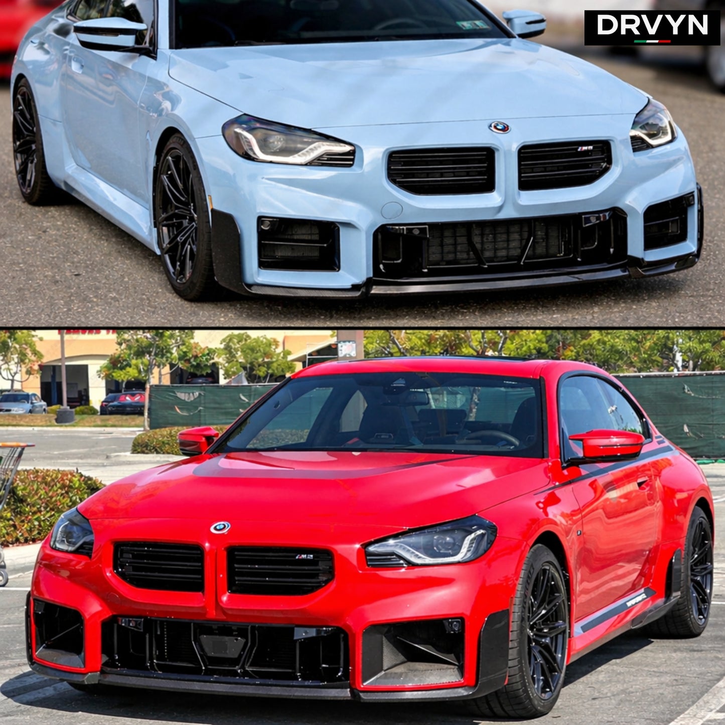 DRVYN 2023-2026 BMW M2 G87 Carbon Fiber MP Style Winglet Front Bumper Lip Splitter - photo 3 - Drvyn