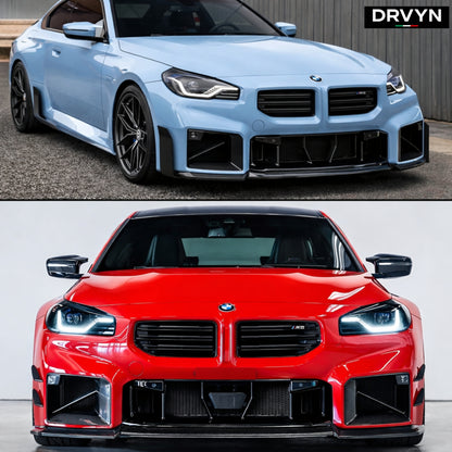 DRVYN 23-26 BMW G87 M2 MP Style Gloss Black Front Bumper Air Duct Vent Replacement - photo 3 - Drvyn