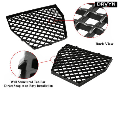 DRVYN 2023-2026 BMW G87 M2 Front Bumper Grille Radiator Bug Shield Mesh Cover 5pc - photo 2 - Drvyn