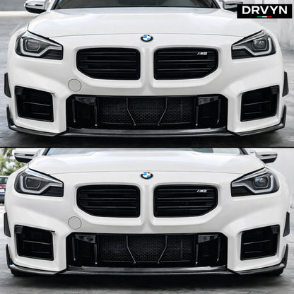 DRVYN 2023-2026 BMW G87 M2 Front Bumper Grille Radiator Bug Shield Mesh Cover 5pc - photo 3 - Drvyn