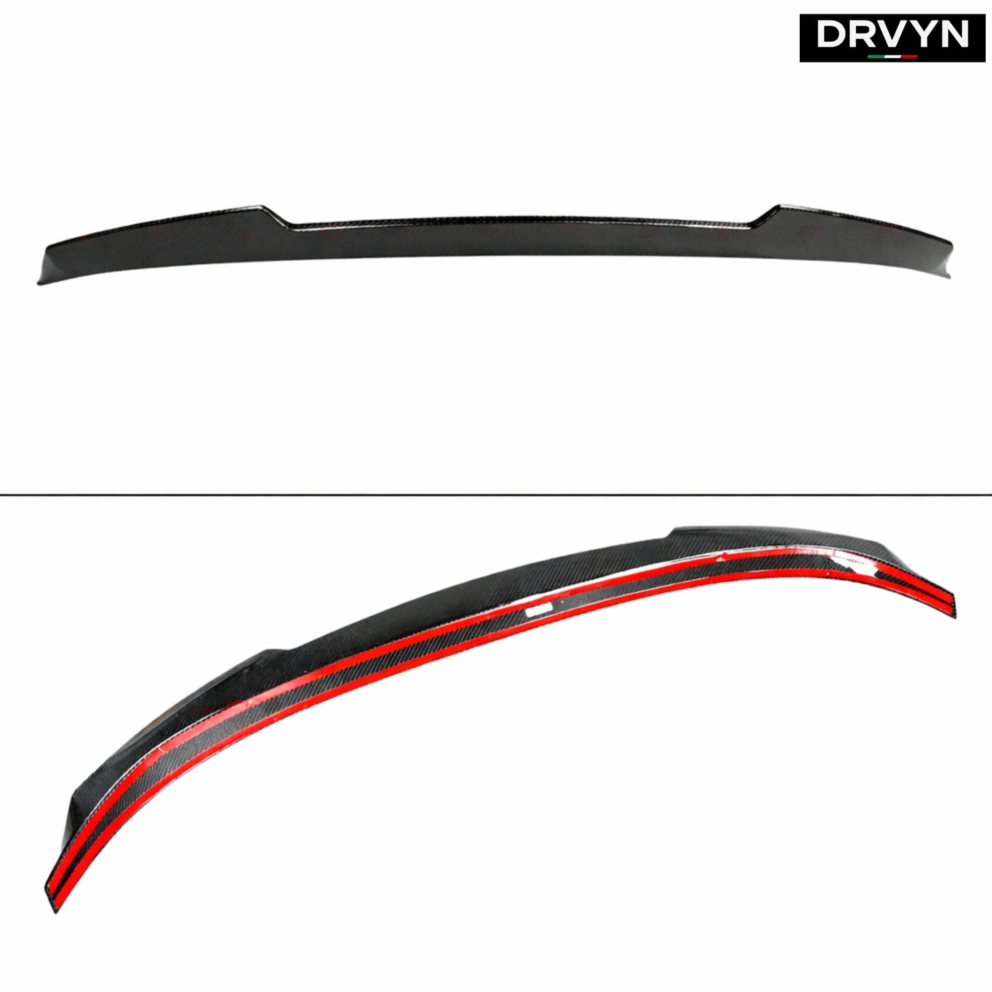 DRVYN 22-26 BMW G42 2 SERIES M240i G87 M2 V STYLE REAL CARBON FIBER TRUNK SPOILER - photo 2 - Drvyn