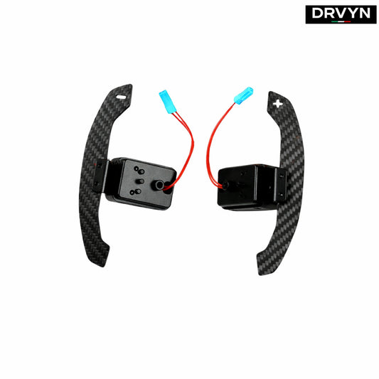 DRVYN BMW G20 G22 G87 G80 G82 F95 Carbon Fiber Replacement Magnetic Paddle Shifter for Nissan Infiniti - Drvyn