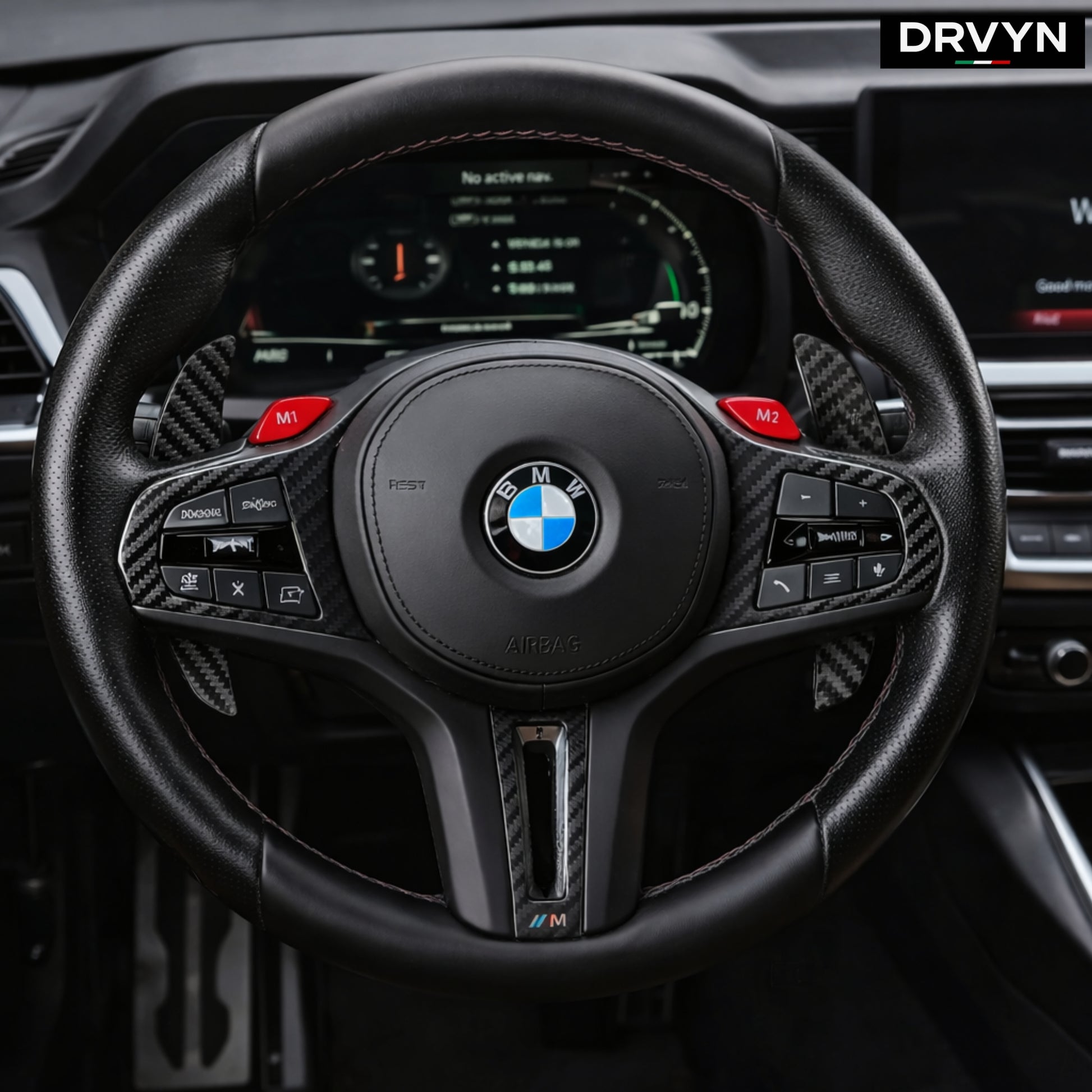 DRVYN BMW G20 G22 G87 G80 G82 F95 Carbon Fiber Replacement Magnetic Paddle Shifter - photo 3 - Drvyn