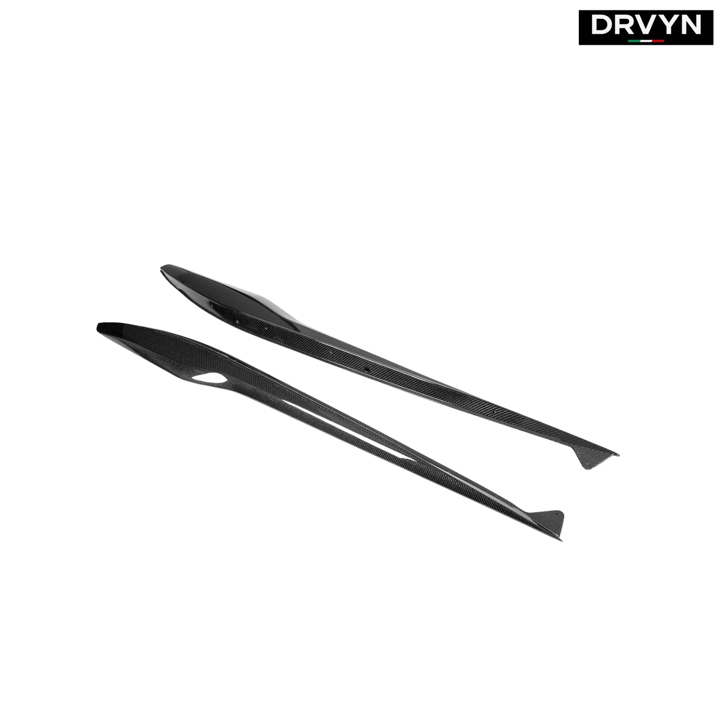 23-25 Corvette C8 Z06 Carbon Fiber Z07 Style Replacement Side Skirt Splitter - photo 2 - Drvyn