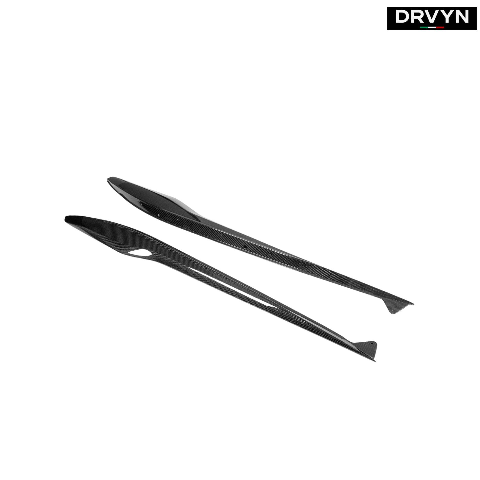 23-25 Corvette C8 Z06 Carbon Fiber Z07 Style Replacement Side Skirt Splitter - photo 2 - Drvyn
