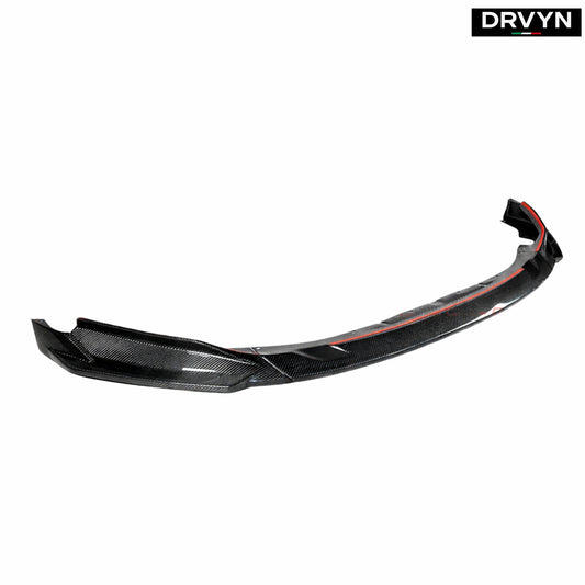 DRVYN 21-26 BMW G80 M3 G82 G83 M4 MHC+ V2 Style Real Carbon Fiber Front Bumper Lip for Nissan Infiniti - Drvyn