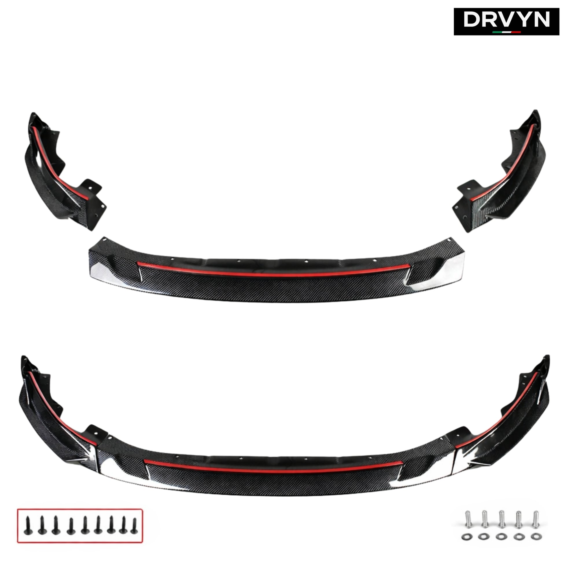 DRVYN 21-26 BMW G80 M3 G82 G83 M4 MHC+ V2 Style Real Carbon Fiber Front Bumper Lip - photo 2 - Drvyn
