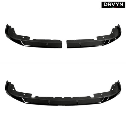 DRVYN 2023-26 BMW M340i 330i M Sport G20 LCI V Style Gloss Black Front Bumper Lip - photo 2 - Drvyn